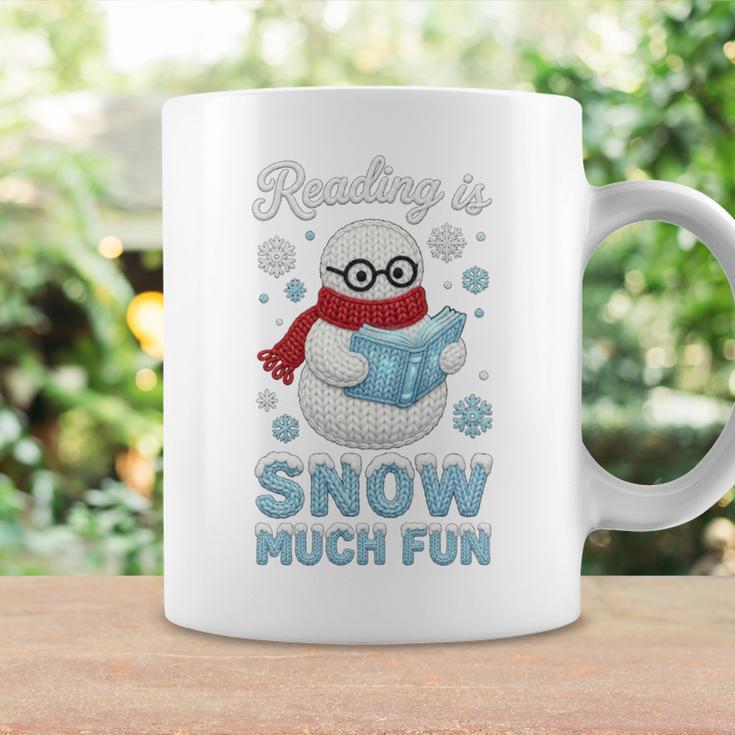 Reading Is Snow Much Fun Book Lover Winter Snowman Humor Graphic Print Coffee Mug Gifts ideas Reading Is Snow Much Fun Book Lover Winter Snowman Humor Graphic Print Coffee Mug Gifts ideas