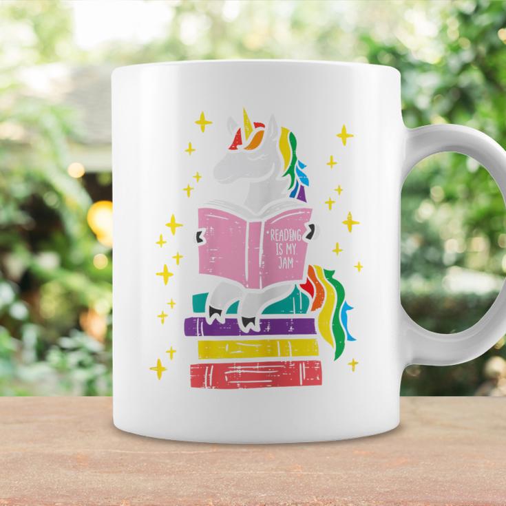Reading Unicorn Cute Book Lover Bookworm Women Girls Graphic Print Coffee Mug Gifts ideas