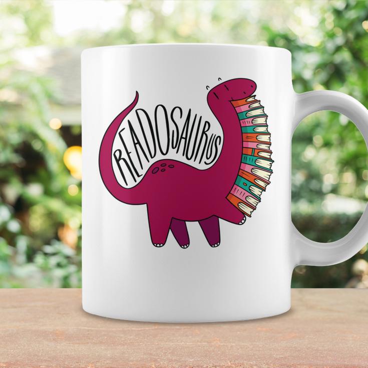 Readosaurus Reading Dinosaur Book Lover Library Studying Graphic Print Coffee Mug Gifts ideas