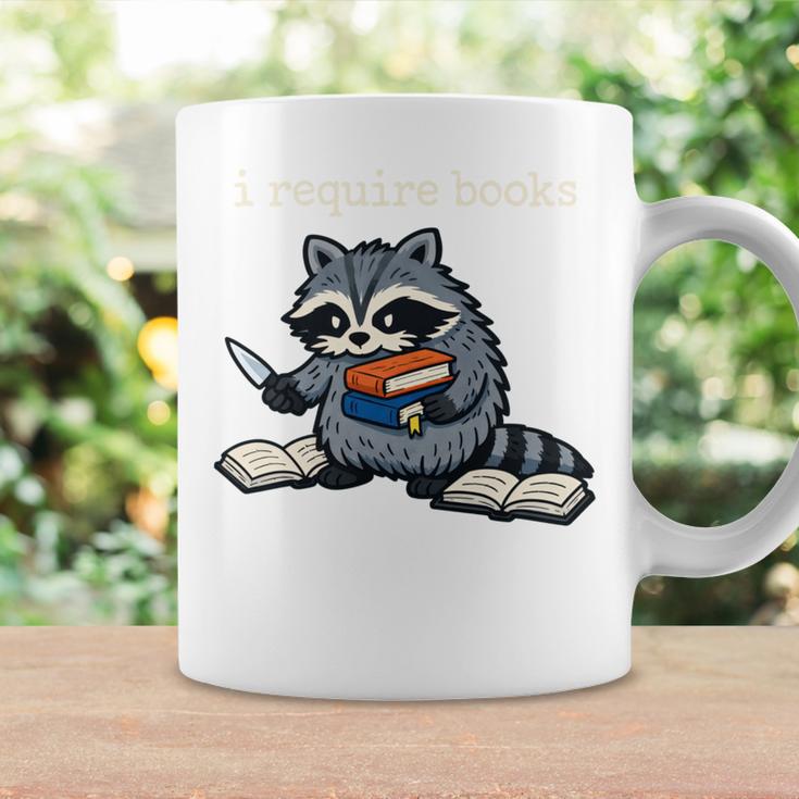 I Require Books Raccoon Graphic Print Coffee Mug Gifts ideas I Require Books Raccoon Graphic Print Coffee Mug Gifts ideas