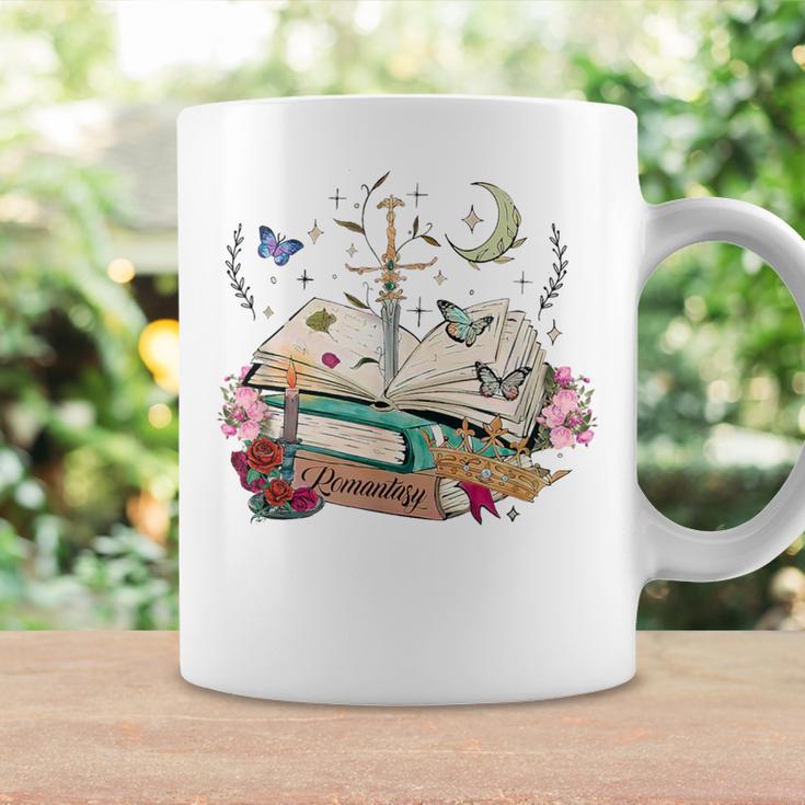 Romantasy Dark Romance Fantasy Reader Book Lover Reading Graphic Print Coffee Mug Gifts ideas