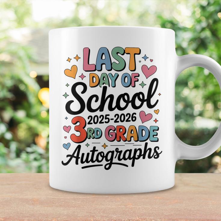 Sign My 3Rd Grade Last Day 2026 Autographs シグネチャーアート コーヒーマグ ギフトのアイデア