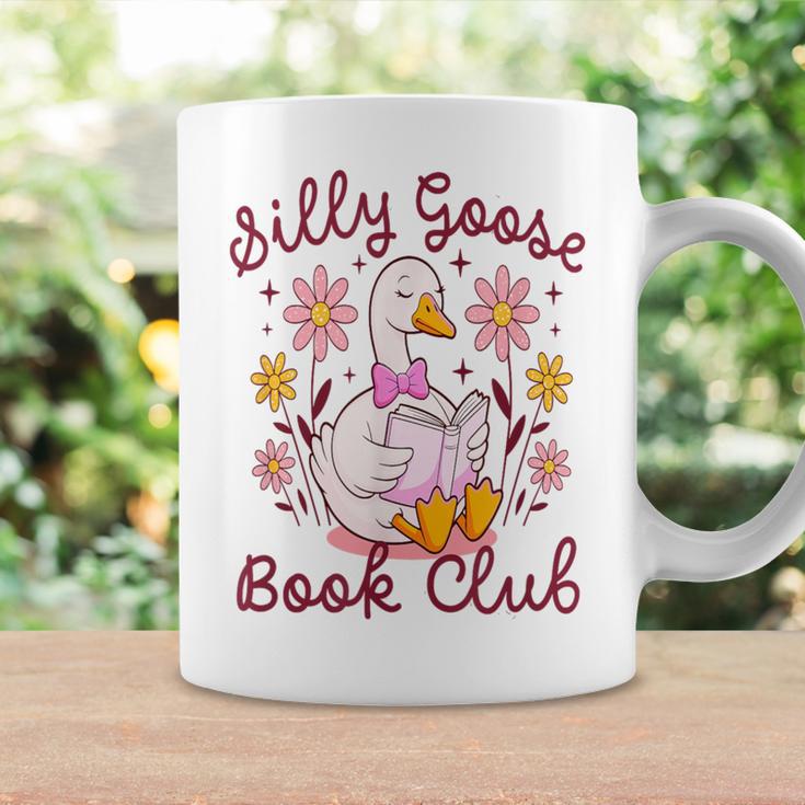 Silly Goose Book Club Reading Girl Graphic Print Coffee Mug Gifts ideas