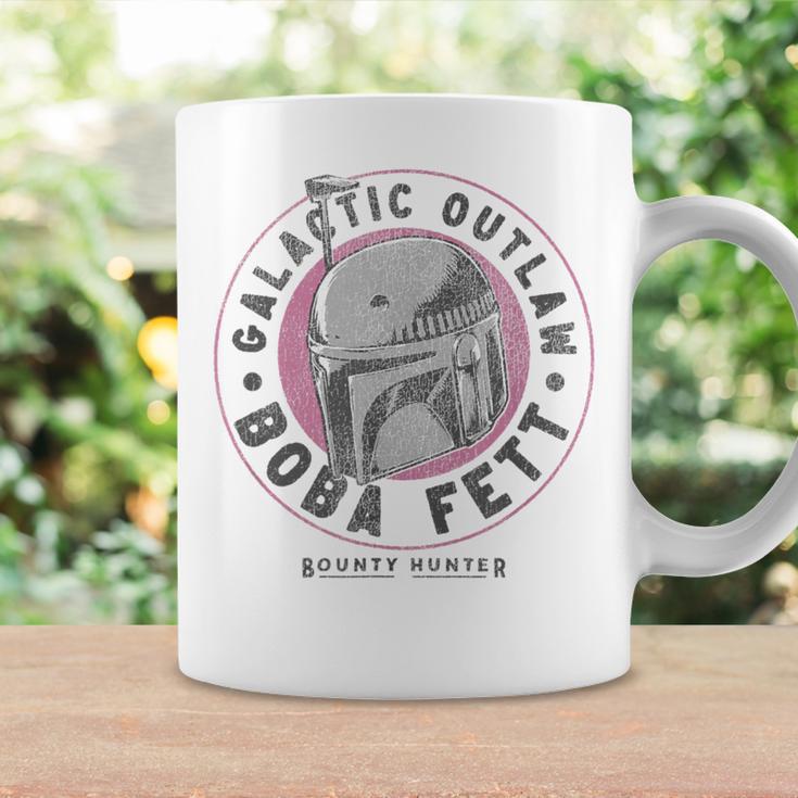 Star Wars The Book Of Boba Fett Helmet Galactic Outlaw Logo Graphic Print Coffee Mug Gifts ideas