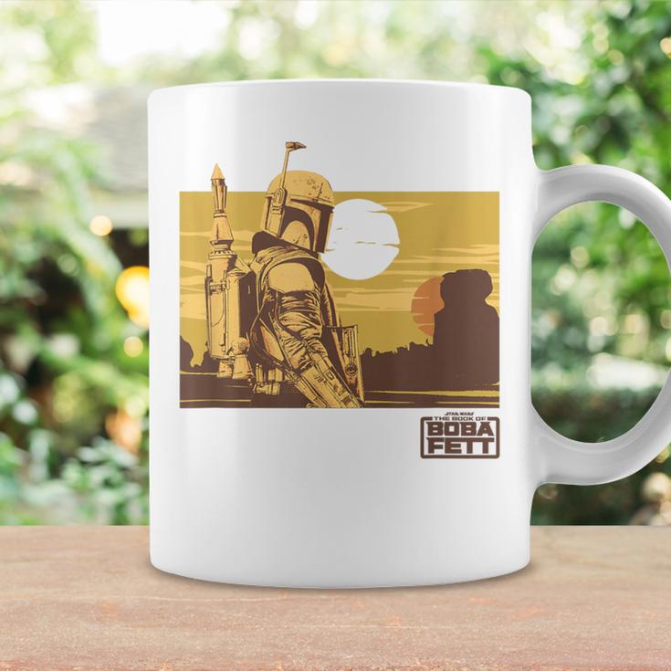 Star Wars The Book Of Boba Fett Landscape Silhouette Graphic Print Coffee Mug Gifts ideas