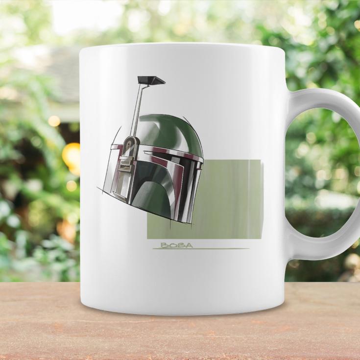 Star Wars The Book Of Boba Fett Minimalist Helmet Graphic Print Coffee Mug Gifts ideas