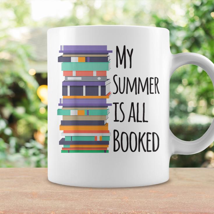 My Summer Is All Booked Book Reading Bookworm Men Women Girls Kids Graphic Print Coffee Mug Gifts ideas