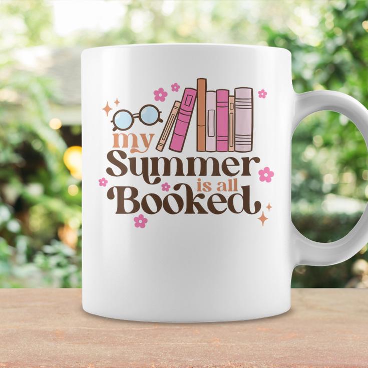 My Summer Is All Booked Retro Summer Book Lover Womens Girls Graphic Print Coffee Mug Gifts ideas My Summer Is All Booked Retro Summer Book Lover Womens Girls Graphic Print Coffee Mug Gifts ideas