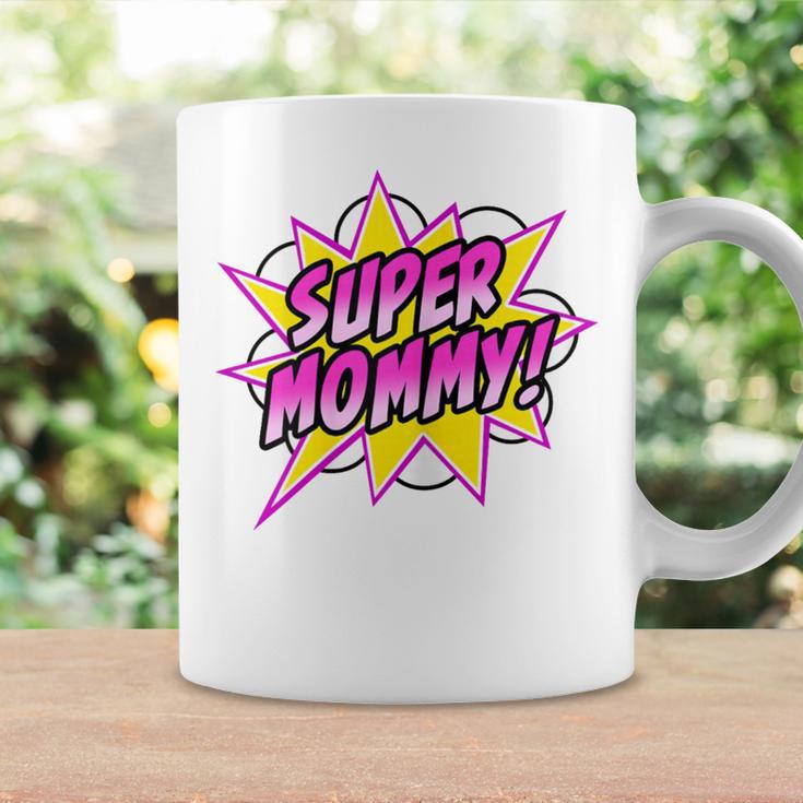 Super Mommy Comic Book Superhero Mother's Day Graphic Print Coffee Mug Gifts ideas