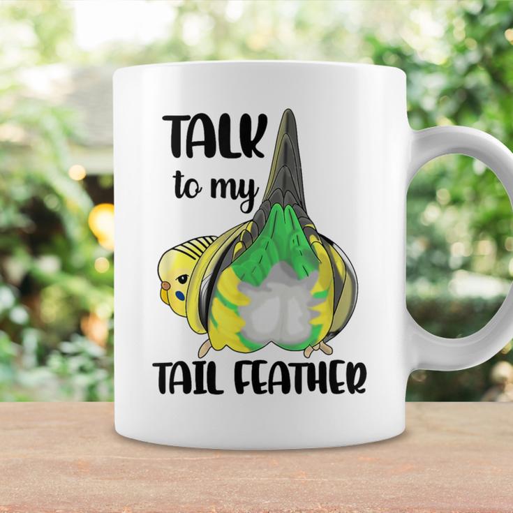 Talk To My Tail 羽 ファニー セキセイバト セキセイインコ コーヒーマグ ギフトのアイデア