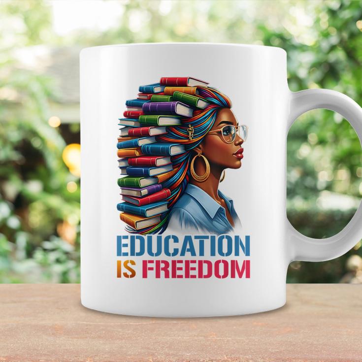 History Education Is Freedom Books Black History Graphic Print Coffee Mug Gifts ideas
