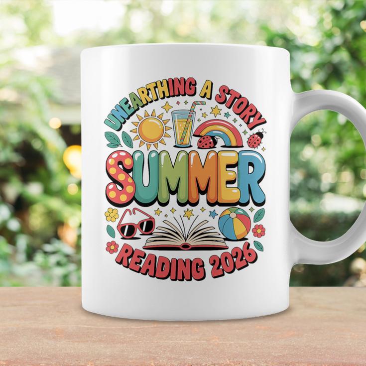 Unearth a Story Summer 2026 Summer Reading Program Book Premium Tri-Blend Graphic Print Coffee Mug Gifts ideas