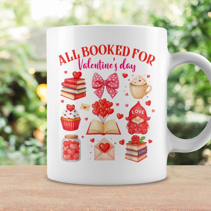 Valentines Reading Book Lover All Booked For Valentine's Day Graphic Print Coffee Mug Gifts ideas