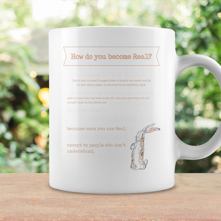 Velveteen Rabbit Book Quote 1922 Becoming Real Skin Horse Premium Tri-Blend Graphic Print Coffee Mug Gifts ideas
