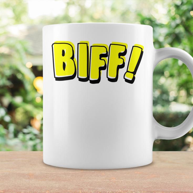 Vintage Comic Book Style Sound Effect Biff Graphic Print Coffee Mug Gifts ideas