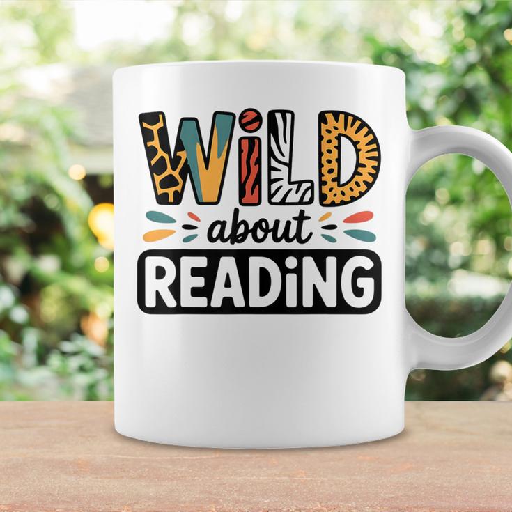 Wild About Reading Reading Books And Bookworm Library Day Graphic Print Coffee Mug Gifts ideas Wild About Reading Reading Books And Bookworm Library Day Graphic Print Coffee Mug Gifts ideas