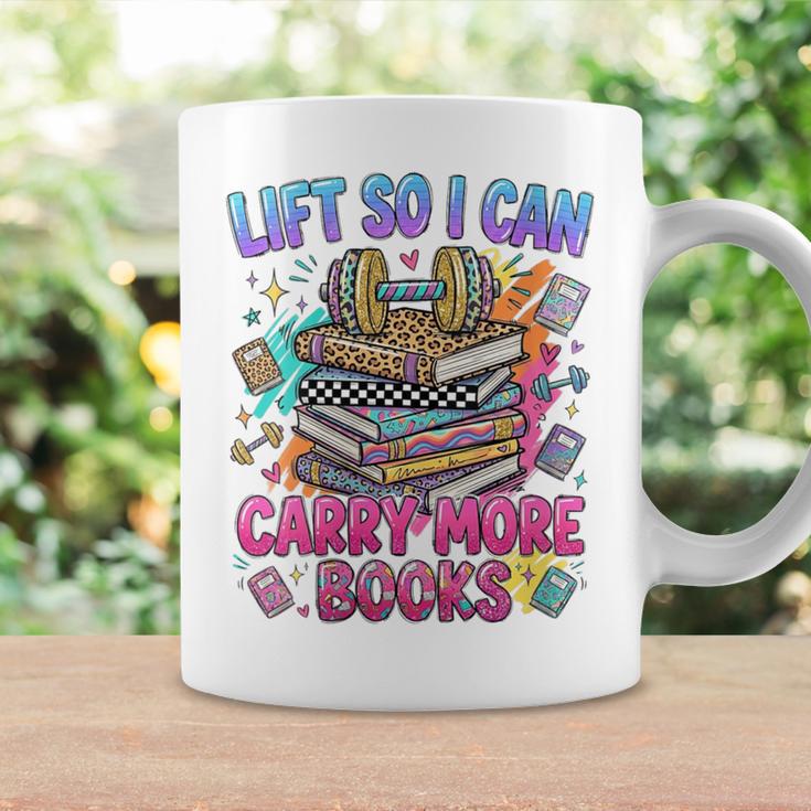 Women's Book Lover Fitness Mom Lifting Reading Humor Graphic Graphic Print Coffee Mug Gifts ideas