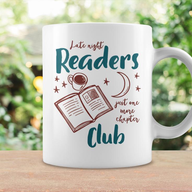 Women's Reading Book Lover Bookish Late A Night Readers Club Graphic Print Coffee Mug Gifts ideas