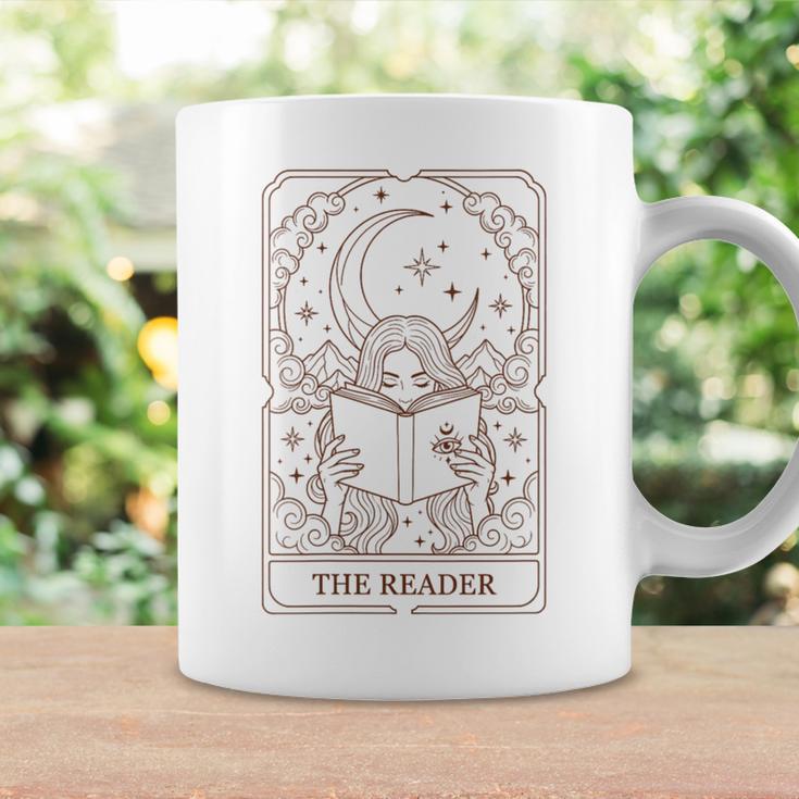 Women's Reading Squad Book Lover Bookish The Reader Tarot Card Graphic Print Coffee Mug Gifts ideas