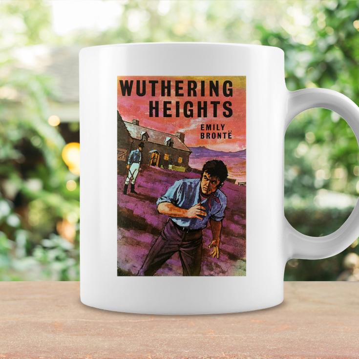 Wuthering Heights Emily Bronte Vintage Book Cover Graphic Print Coffee Mug Gifts ideas
