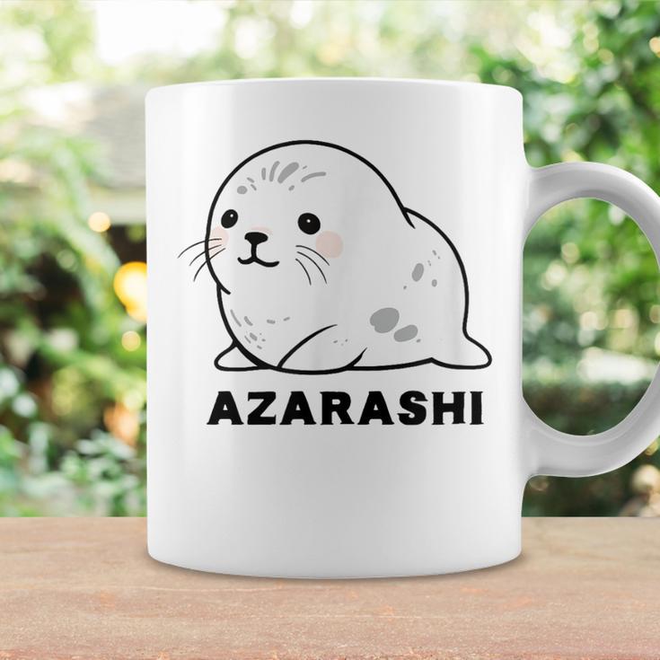 アザラシ 海豹 かわいい おもしろ シンプル イラスト アザラシ好き 手書き Azarashi ローマ字 コーヒーマグ ギフトのアイデア