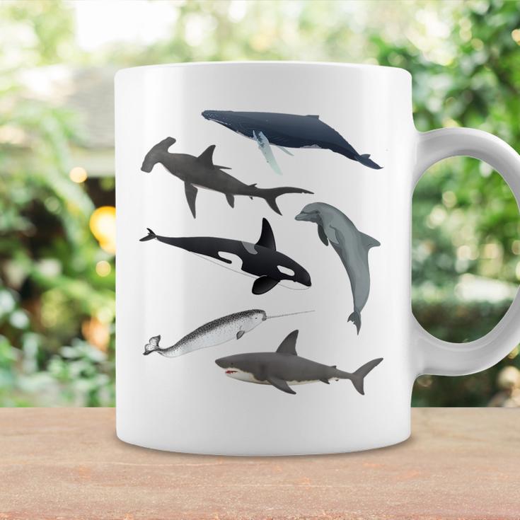 シャチ ジンベイザメ イッカク イルカ 海の生き物 コーヒーマグ ギフトのアイデア