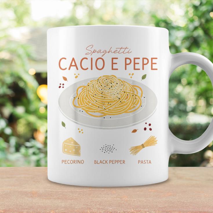スパゲッティ カシオ エ ペペ 伝統的なイタリア料理 レシピ ティー コーヒーマグ ギフトのアイデア
