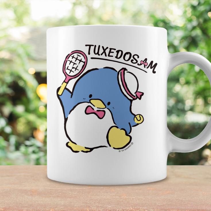 タキシードサム テニス 長袖tシャツ コーヒーマグ ギフトのアイデア