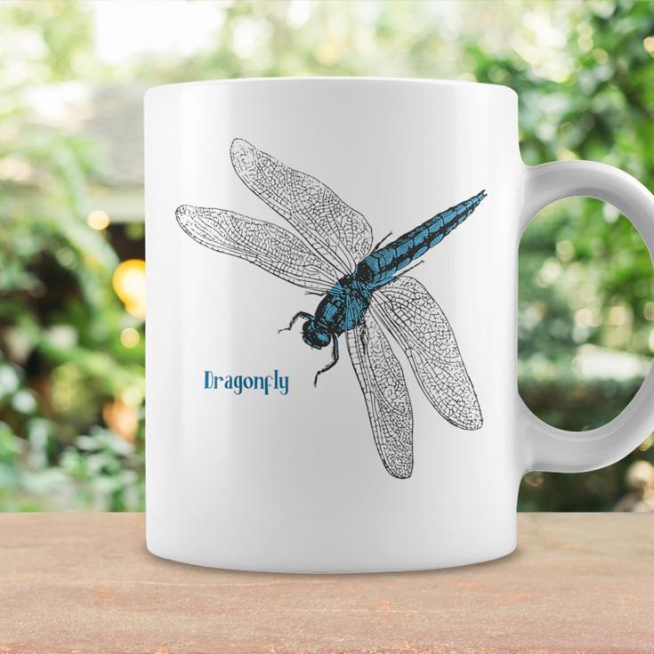 トンボ 蜻蛉 蜻蜓 大きい Dragonfly レトロ 虫 昆虫 イラスト かっこいい おしゃれ トンボ好き トンボ柄 コーヒーマグ ギフトのアイデア