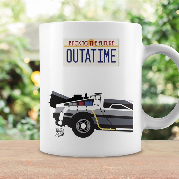 バック・トゥ・ザ・フューチャー Outatime ナンバープレート 長袖tシャツ コーヒーマグ ギフトのアイデア