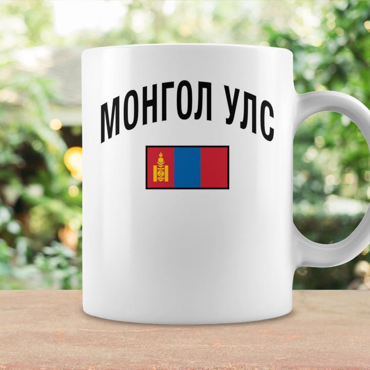 モンゴル国旗 誇り高きモンゴル語 モンゴル語 長袖tシャツ コーヒーマグ ギフトのアイデア