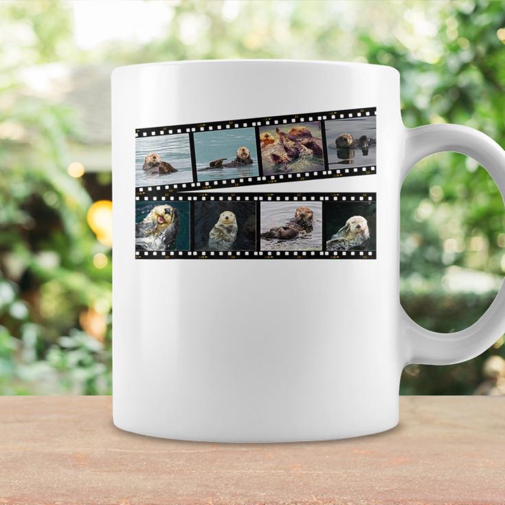 ラッコ フィルムストリップ 写真 フォト コラージュ コーヒーマグ ギフトのアイデア