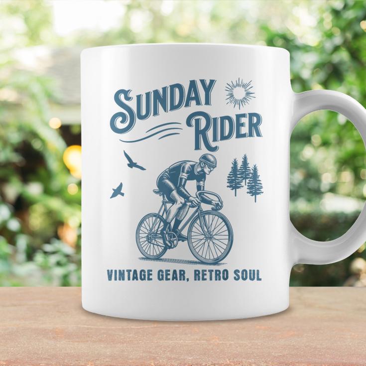 レトロ サイクリング サイクリスト 自転車 バイク サンデー ライド クラブ レース コーヒーマグ ギフトのアイデア