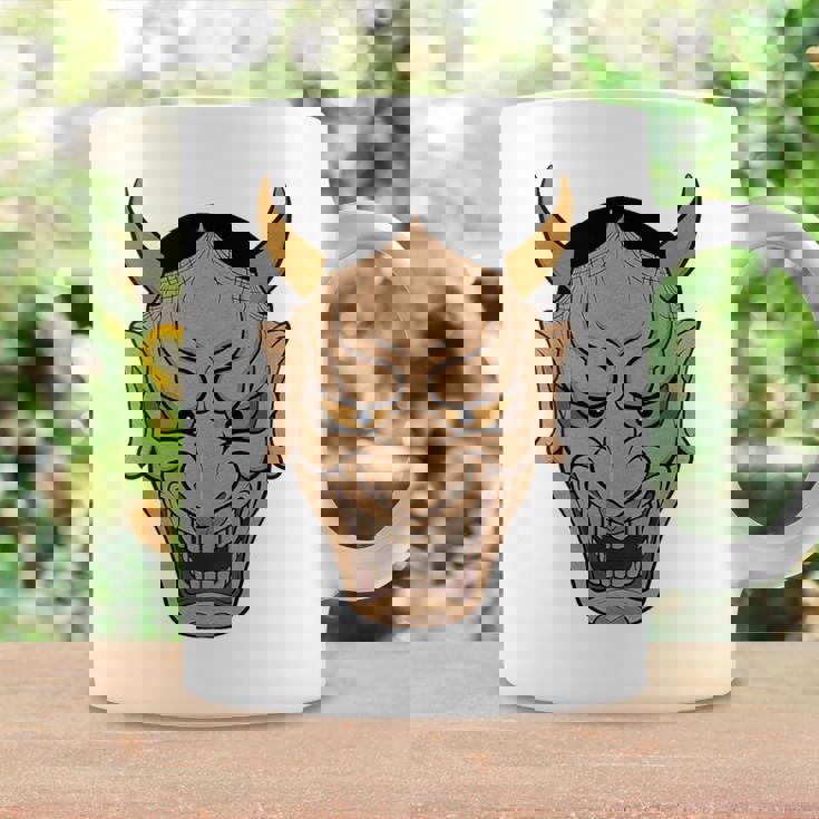 ヴィンテージの般若能面、浮世絵スタイル コーヒーマグ ギフトのアイデア