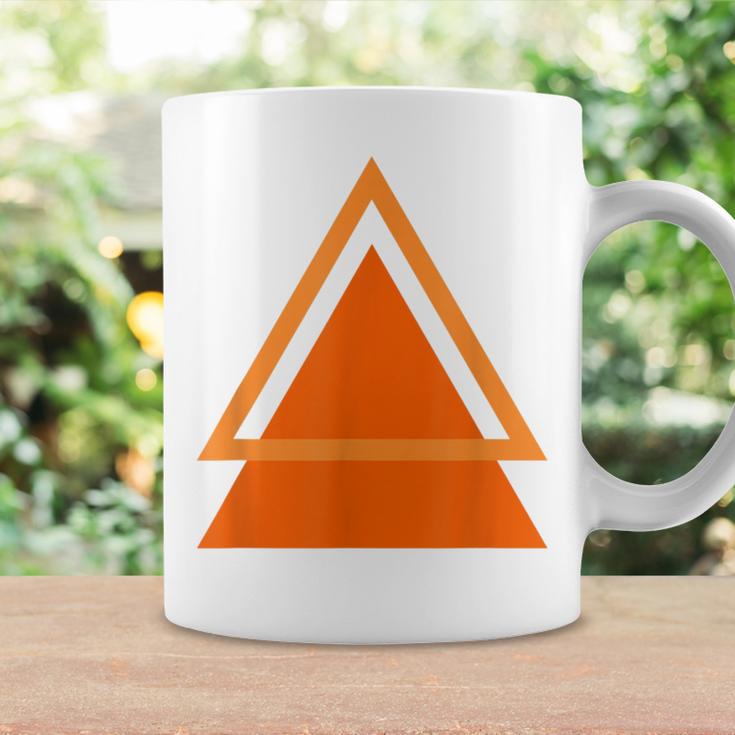三角形抽象幾何学デザインtシャツ コーヒーマグ ギフトのアイデア