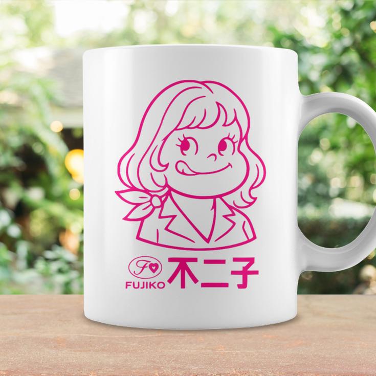 不二子 ペコちゃん風 レトロガール Fujiko アニメ パロディ メンズ レディース コーヒーマグ ギフトのアイデア
