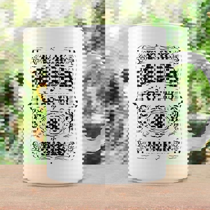 私たちは一緒にゴールデンです 40周年結婚40周年 コーヒーマグ ギフトのアイデア