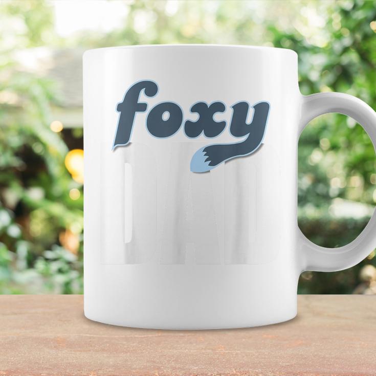 面白いフォクシーお父さんレトロ ビンテージ デザイン コーヒーマグ ギフトのアイデア