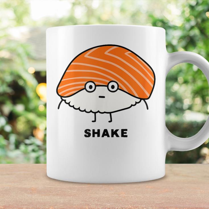 鮭 サーモン 握り寿司 顔 イラスト かわいい おもしろ 面白い 簡単 シンプル ゆるい ネタ 寿司 コーヒーマグ ギフトのアイデア
