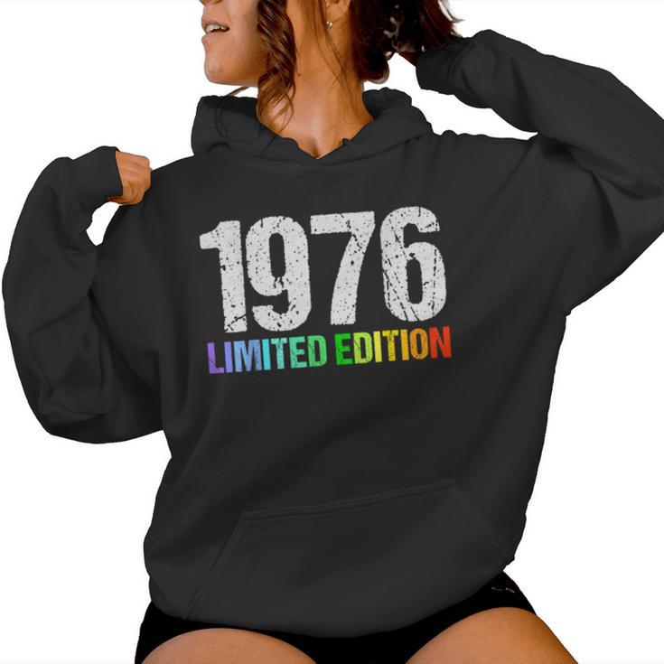49 Cumpleaños Hombre 49 Años 1976 Decoración Divertido Regalo Sudadera con capucha para mujer