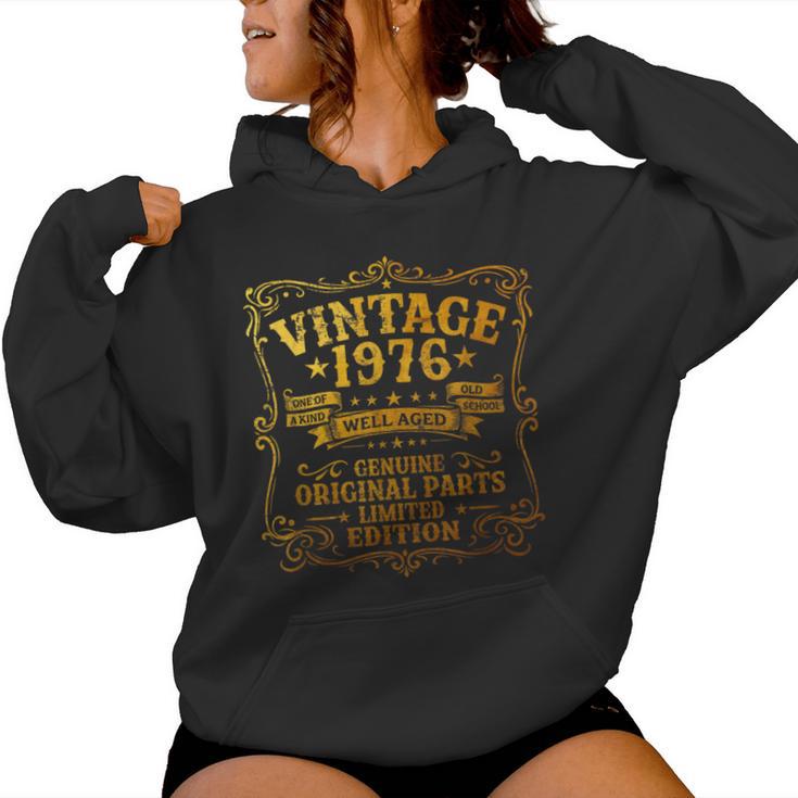 50歳 誕生日 男性女性intage 1976年1976年生まれ レトロデザインブランド レディースパーカー