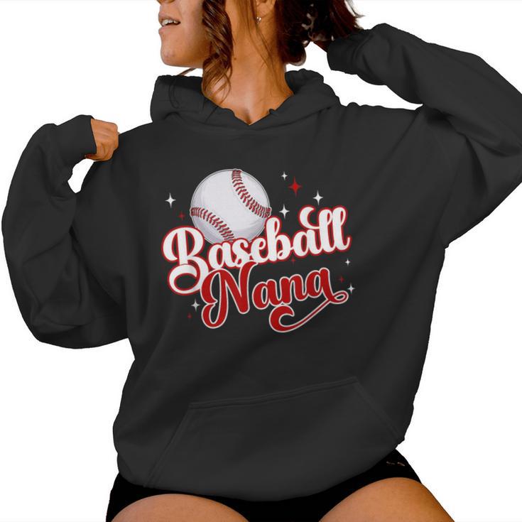 Baseball Nana Of A Baseball Player Nana Women Hoodie