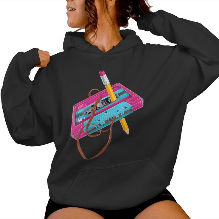 Crayon À Cassette Des Années 80 Et 90 Rollback Throwback Sweat à capuche femme