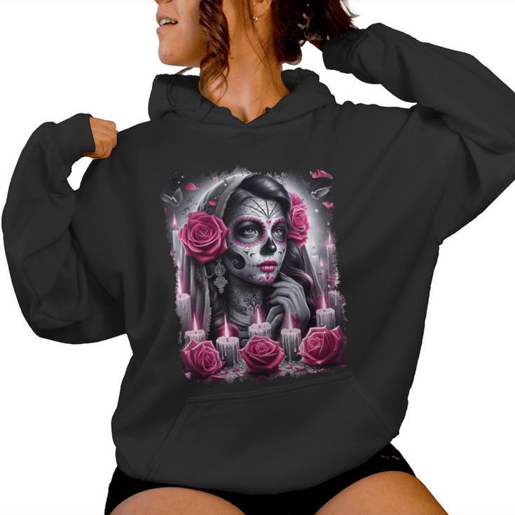 Dia De Los Muertos Mexicos Morts Hommes S Sweat à capuche femme