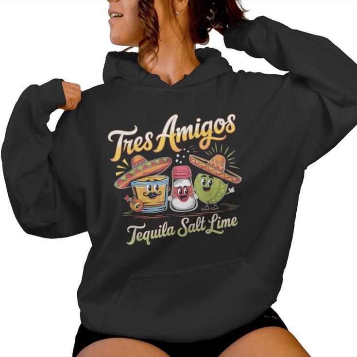 Drinking 3 Tres Amigos Tequila ソルト ライム シンコ・デ・マヨ レディースパーカー