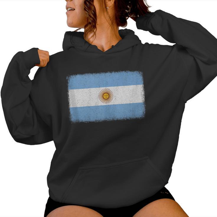 Gráfico De Bandera De Argentina Para Hombres Es Y Niños In Mangas Sudadera con capucha para mujer