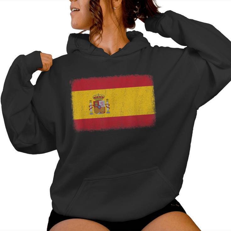 Gráfico De Bandera De España Para Hombres Es Y Niños Sudadera con capucha para mujer