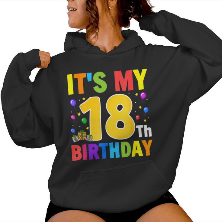It's My 18歳の誕生日プレゼント。18歳のティーンの男の子と女の子に。 レディースパーカー