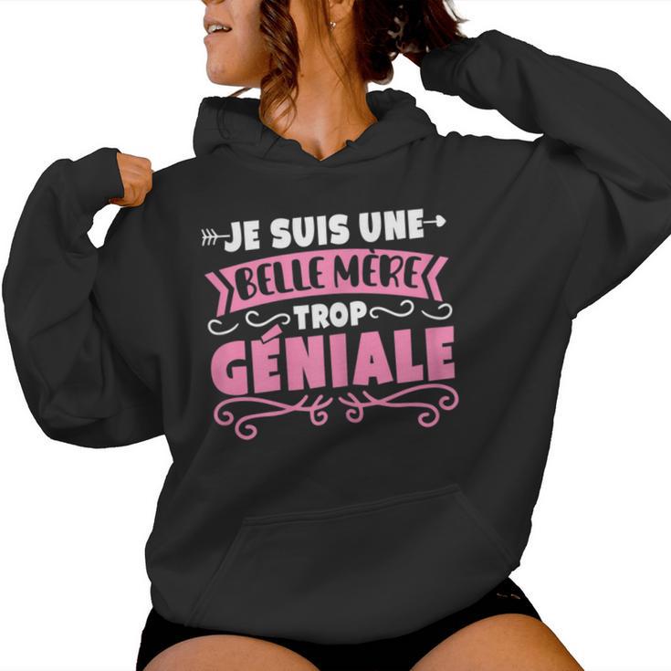 Oy Una Belle Madre Genal Belle-Maman Día De La Madre Sudadera con capucha para mujer