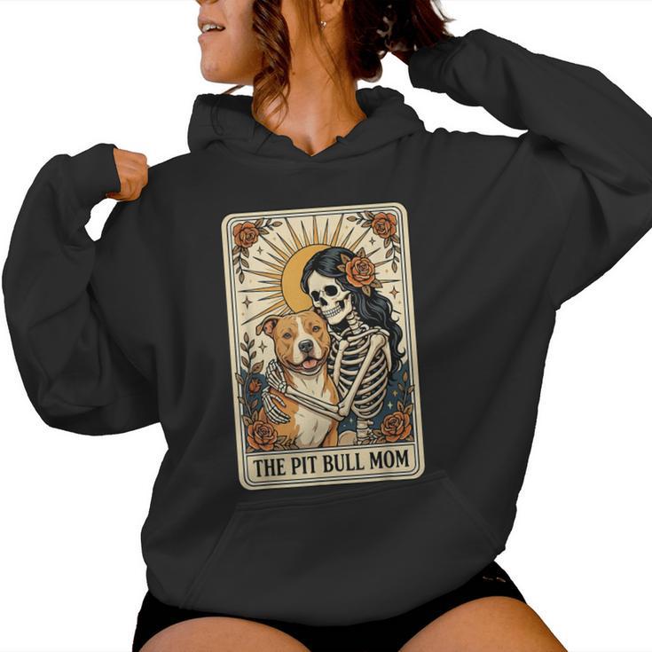 The Pit Bull Mom Tarot Card Women Hoodie